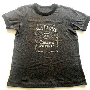 Jack Daniel’s graphic Grey t-shirt banded short sleeves